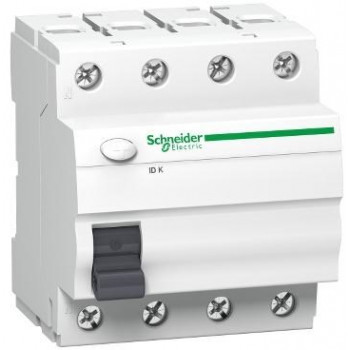 Vikavirtasuojakytkin K60 25A 4-napainen 30mA Type AC A9Z05425, Schneider