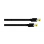 Cordial Cat5e S/UTP -verkkokaapeli RJ45, 0,3 m, musta