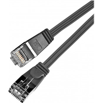 Wirewin Slim Cat6 U/FTP -verkkokaapeli RJ45, 10 m, harmaa