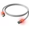 ZVK EasyLan Cat6a LED-patchkaapeli RJ45, suojattu, 7,5 m, turkoosi