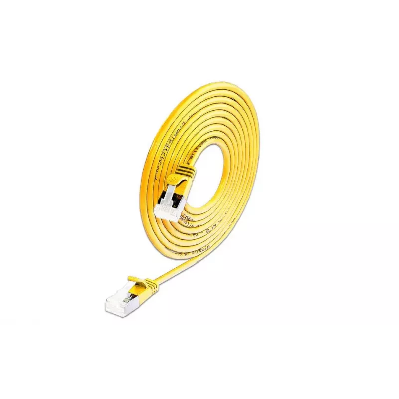 Wirewin Slim Cat6a U/FTP -patchkaapeli RJ45, 5 m, keltainen