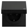 Gira 445474 SCHUKO-pistorasia KD, System 70, musta