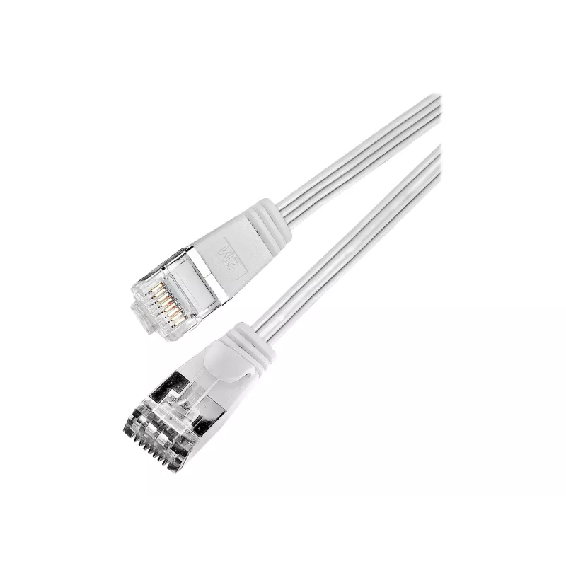 Wirewin Slim Cat6 S/FTP -verkkokaapeli RJ45, 7,5 m, harmaa