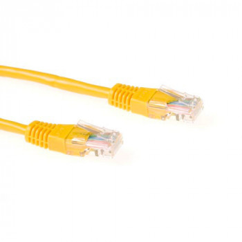 ACT Cat5e U/UTP -verkkokaapeli RJ45, 7 m, keltainen