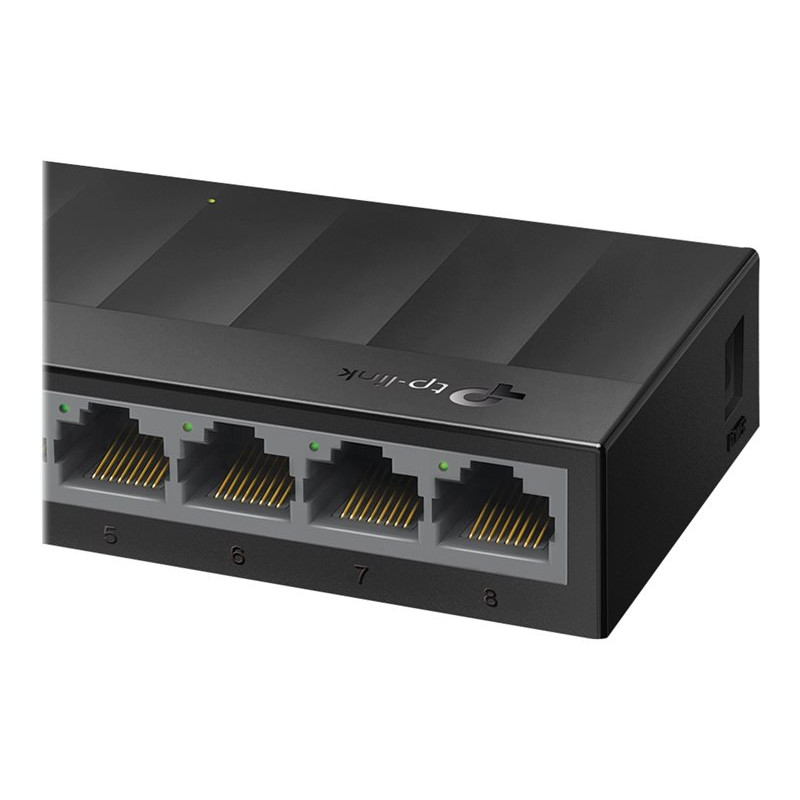 TP-Link TL-LS1008G kytkin, 8x 10/100/1000 Mbit/s
