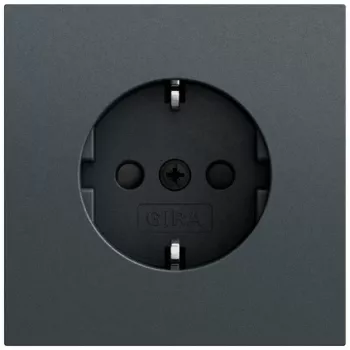 Gira System 70 SCHUKO-pistorasia SP, antrasiitti, 445373