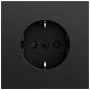 Gira System 70 SCHUKO-pistorasia SP, musta, 445374