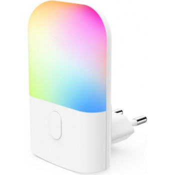 Hama LED-yövalo värillinen, pistokkeeseen, hämärätunnistin, värinvaihto, RGB