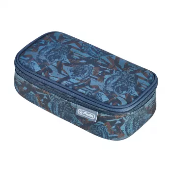 herlitz be.bag beatBox penaali Camo Tiger, polyesteri, XXL-vetoketju pääosastossa