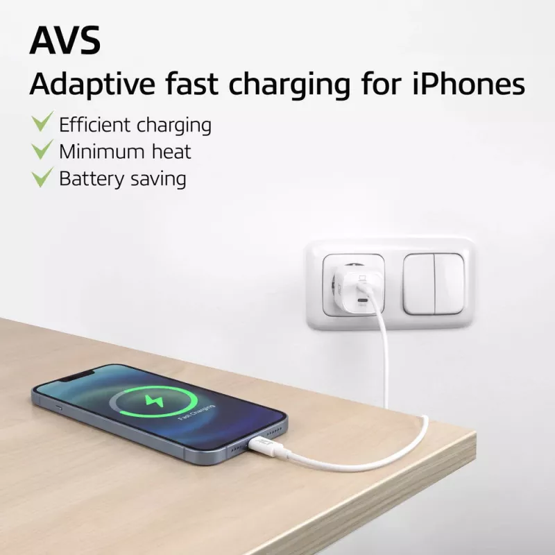 ACT USB-C laturi 100W 2-porttinen Power Delivery 3.2, PPS, AVS, QuickCharge ja GaNFast