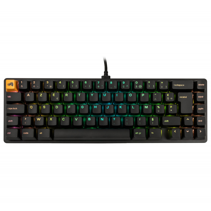 Glorious GMMK 2 Compact näppäimistö – Fox Switches, FR-asettelu, musta
