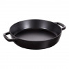 Zwilling Staub valurautainen paistinpannu 2 kahvalla, 26 cm, silkki mattamusta (40511-725-0)