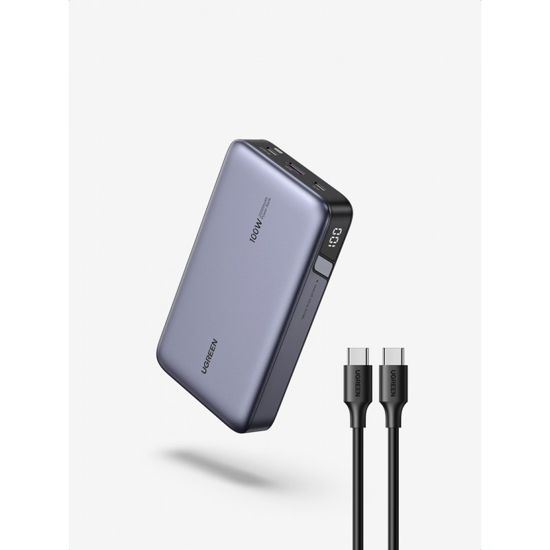 Ugreen PB720 varavirtalähde 20000 mAh, harmaa
