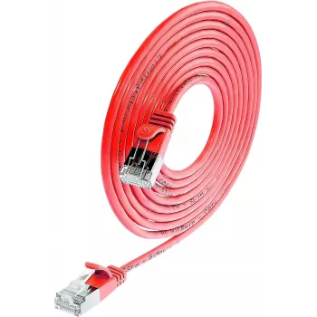 Wirewin Slim Cat6 U/FTP patchkaapeli, 15 m, punainen