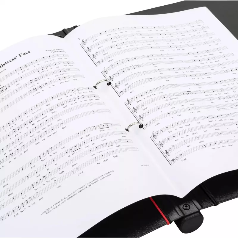 FALKEN musiikkikansio Gloria musta, 1 kpl