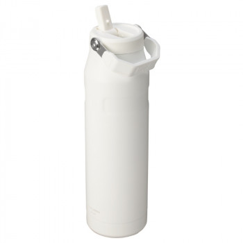 Stanley IceFlow Flip Straw 2.0 termospullo, 1,06 l, valkoinen