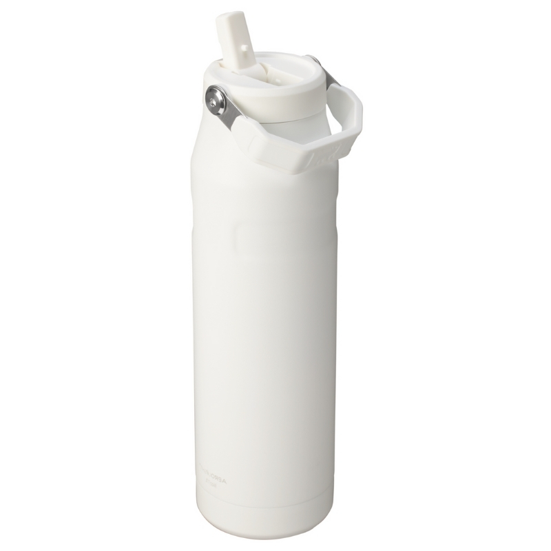 Stanley IceFlow Flip Straw 2.0 termospullo, 1,06 l, valkoinen