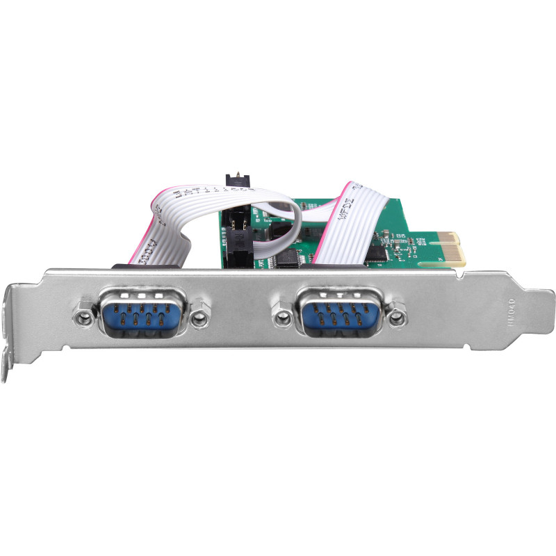 InLine® PCIe x1 liitäntäkortti, 4x RS-232, Low Profile