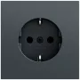 GIRA 418873 SCHUKO-pistorasia System 70, antrasiitti