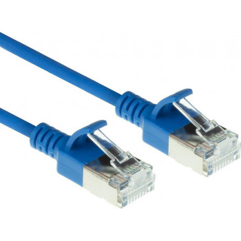 ACT Snagless Cat6a U/FTP verkkokaapeli RJ45, 3 m, sininen, LSZH
