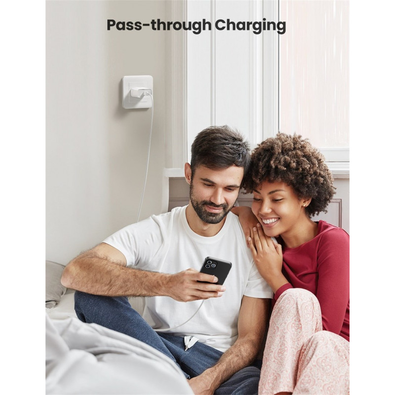 Ugreen CD137 USB-C seinälaturi, 1x USB-C, 3 A (57370)