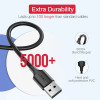 Ugreen USB-kaapeli USB-A - Micro-USB, 0,5 m, musta