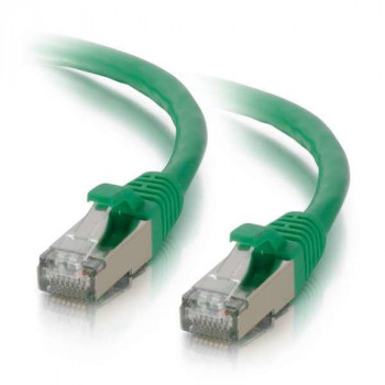 Mercodan Cat6a S/FTP patchkaapeli RJ45, 15 m, vihreä