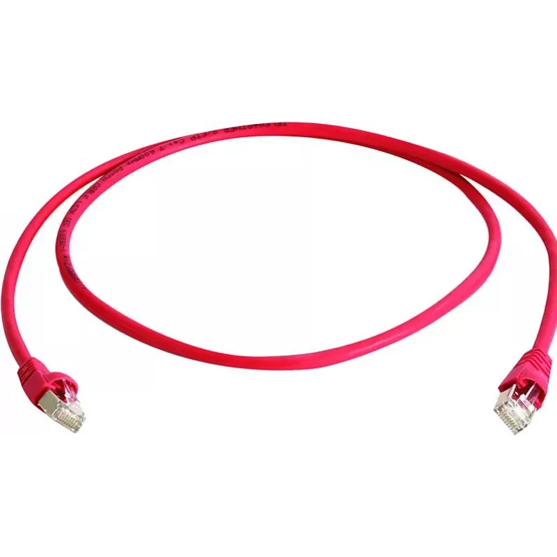 Telegärtner Cat6a S/FTP patchkaapeli, 4 m, punainen