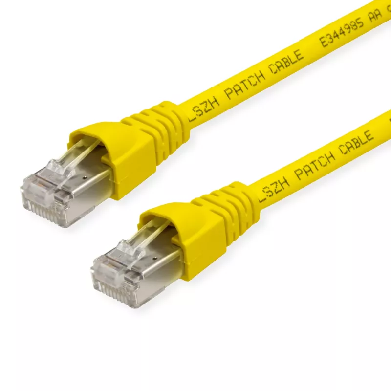Telegärtner Cat6a S/FTP patchkaapeli, 3,5 m, keltainen