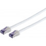 Shiverpeaks Cat6a S/FTP Flex -patchkaapeli RJ45, 7,5 m, valkoinen