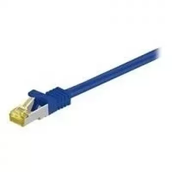 Wentronic Goobay Cat7 -verkkokaapeli S/FTP (PiMF), 7,5 m, sininen, LSZH halogeeniton, kupari, RJ45