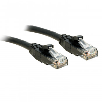 Lindy Cat6 U/UTP -verkkokaapeli RJ45, 7,5 m, musta
