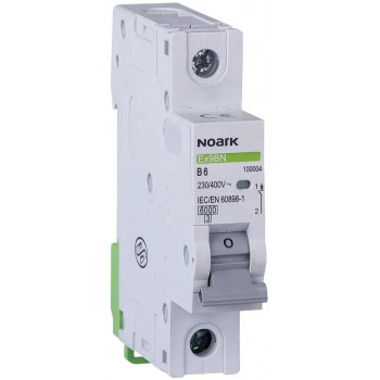 Noark Ex9BN 1P B20 miniatyyrijohdonsuojakatkaisija, B, 20 A, 1P, 6 kA (100009)