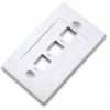 Intellinet 163309 pinta-asennusrasia 3x Keystone