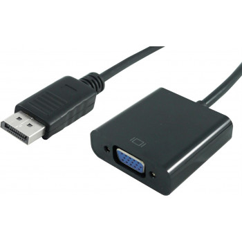 Secomp DisplayPort - VGA -adapterikaapeli, DP-uros - VGA-naaras (11.55.3201)