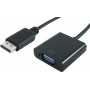 Secomp DisplayPort - VGA -adapterikaapeli, DP-uros - VGA-naaras (11.55.3201)
