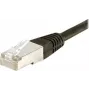 Exertis Connect Snagless Cat6 S/FTP -verkkokaapeli RJ45, 10 m, musta