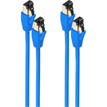 shiverpeaks BASIC-S Cat8.1 F/FTP (PiMF) patch-kaapeli RJ45, 1,5 m, sininen, LSZH
