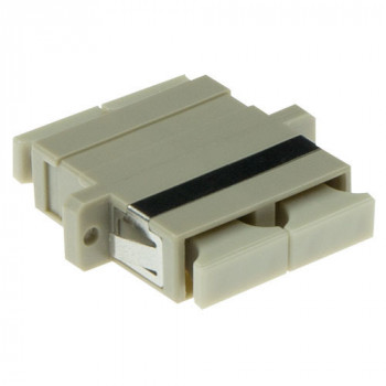 ACT kuituadapteri SC/SC duplex, multimode OM2, harmaa (EA1006)