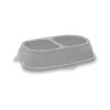 Stefanplast ruokinta-astia Break 11 0,4+0,4L 28x17x6cm värivalikoima harmaa/sininen