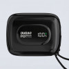 Dudao K32 varavirtalähde 22,5 W 10000 mAh integroidulla USB-C-/Lightning-kaapelilla – musta
