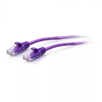 C2G Cat6a ohut verkkokaapeli 28AWG, 1,5 m (5 ft), violetti (30190)