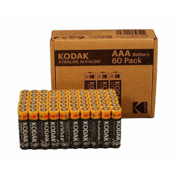 Kodak XTRALIFE AAA LR3 alkaliparistot, 60 kpl:n pakkaus