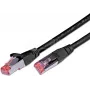 Wirewin Cat6 S/FTP -verkkokaapeli, 1,5 m, musta