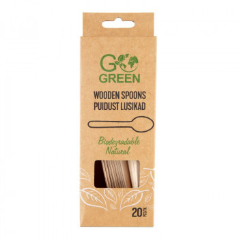 Gogreen Go Green puulusikat, 20 kpl