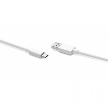 OPPO VOOC -kaapeli USB-A – USB-C, 8 A, 1 m, valkoinen (DL149)