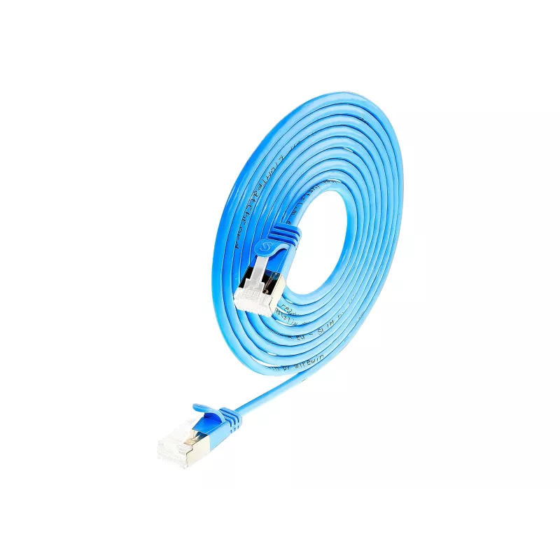 Wirewin Slim Cat6a U/FTP -verkkokaapeli RJ45, 0,25 m, sininen