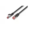 Wirewin Cat6 S/FTP -verkkokaapeli, 0,25 m, musta