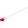 Goobay Slim Cat6 U/UTP -verkkokaapeli RJ45, 1 m, valkoinen (93692)