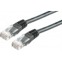 Secomp Cat6 U/UTP patchkaapeli RJ45, 5 m, musta